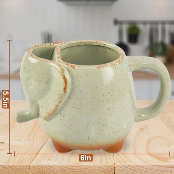 Elephant Tea Ceramic Mug - 16oz (NEW) - Picture 3 of 8